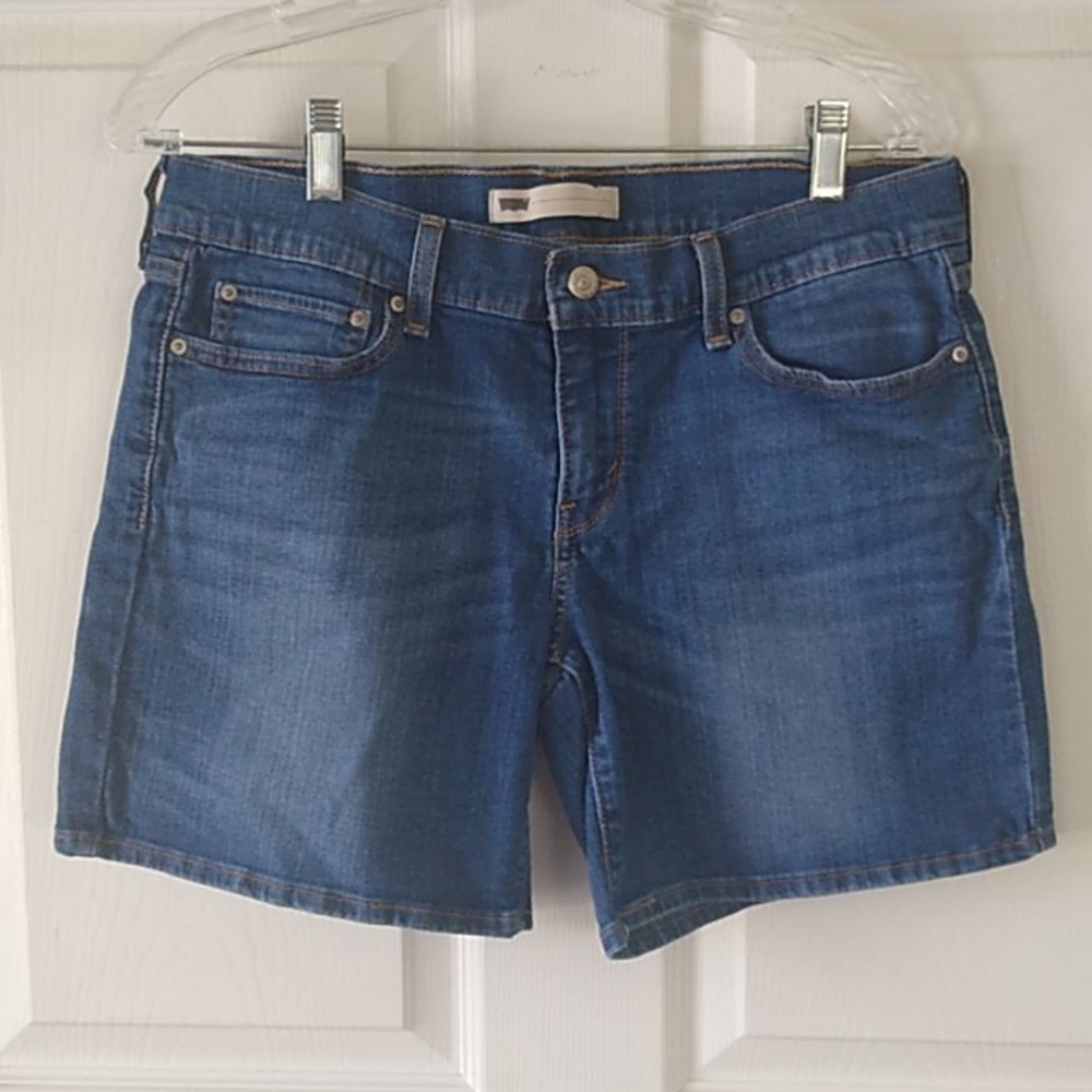 Women's Levi's High Rise Denim Jean Shorts Size 29